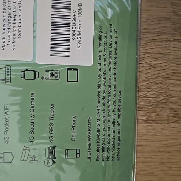 NWT 4GLTE Kiwisim Triple Network Data Sim Card Data Only - Picture 7 of 7